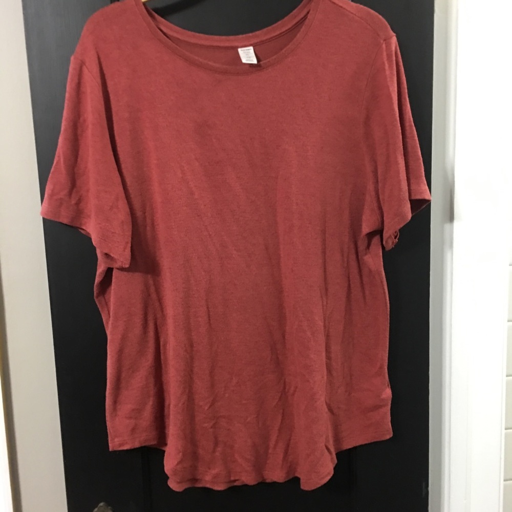 Pink Old Navy luxe flowy tee